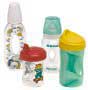 Ansa - Easy-To-Hold Spill Proof Cups and Baby Bottles - Sampler Set